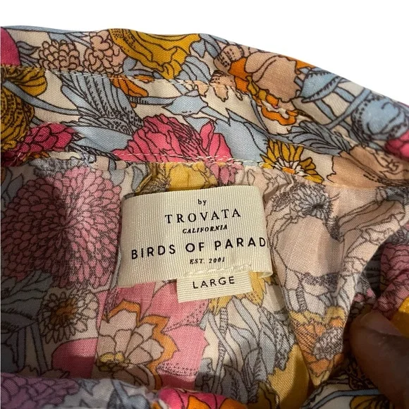 Trovata Martine Dress in the "Dawn Fleurettes" floral print Size:L - Picture 8 of 9